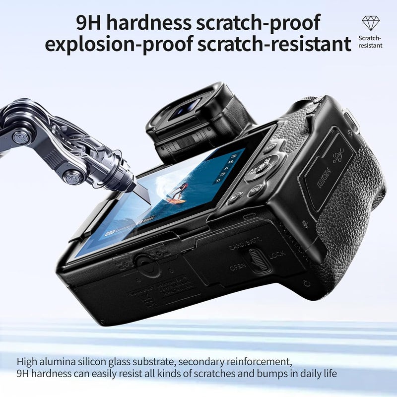 CHAOIP Camera Screen Protector Compatible for Canon G7 X Mark II, G9X Mark II, G9 X, G7X Mark II, G7 X, G5X II, G5 X, 9H Hardness, Anti-Scratch, Anti-Dust, Anti-Bubble, 3-Pack - Image 5